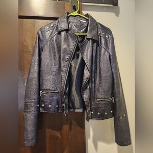 JouJou black leather jacket